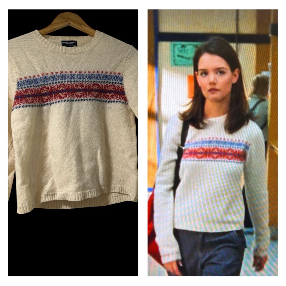 As Seen On Joey Potter on Dawson’s Creek - Fair Isle Sweater
